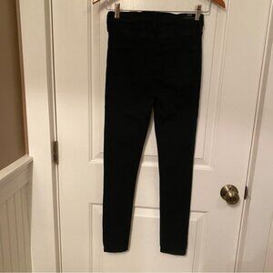 CITIZENS OF HUMANITY JEANS ROCKET HIGH RISE SKINNY LEG BLACK DENIM C OF H